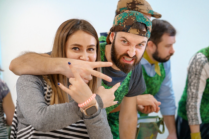 Корпоратив на День строителя в Yekaterinburg с уличными активностями